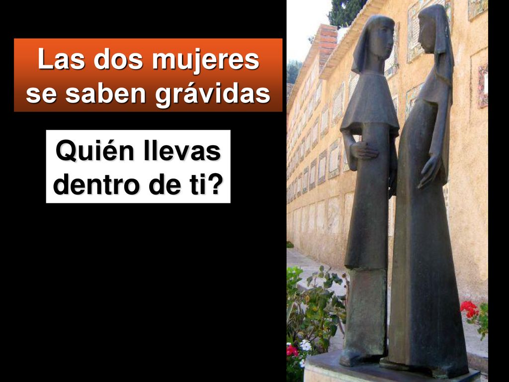Las dos mujeres se saben grávidas Quién llevas dentro de ti