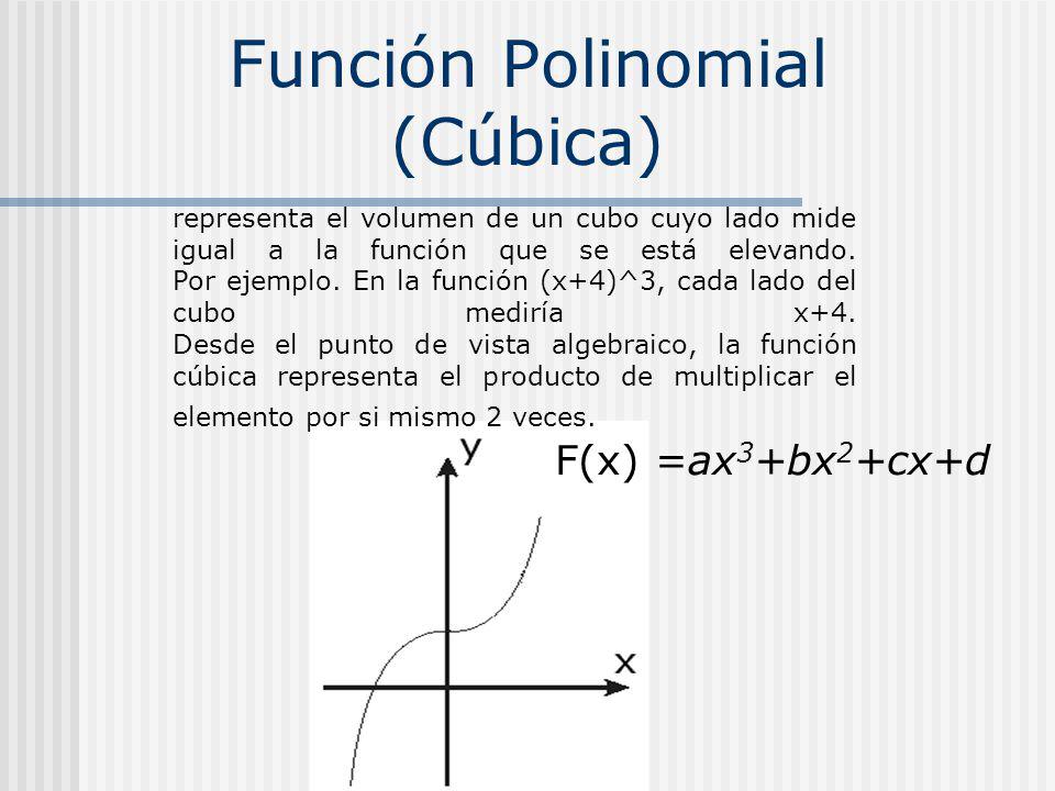 Función Polinomial (Cúbica)