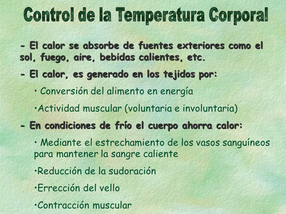 Control de la Temperatura Corporal