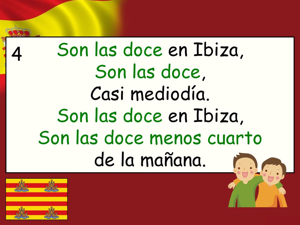 Son las doce en Ibiza, Son las doce, Casi mediodía