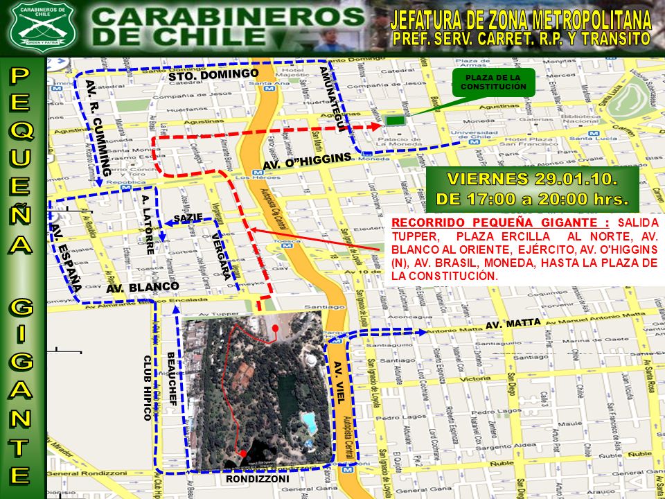 VIERNES DE 17:00 a 20:00 hrs. JEFATURA DE ZONA METROPOLITANA