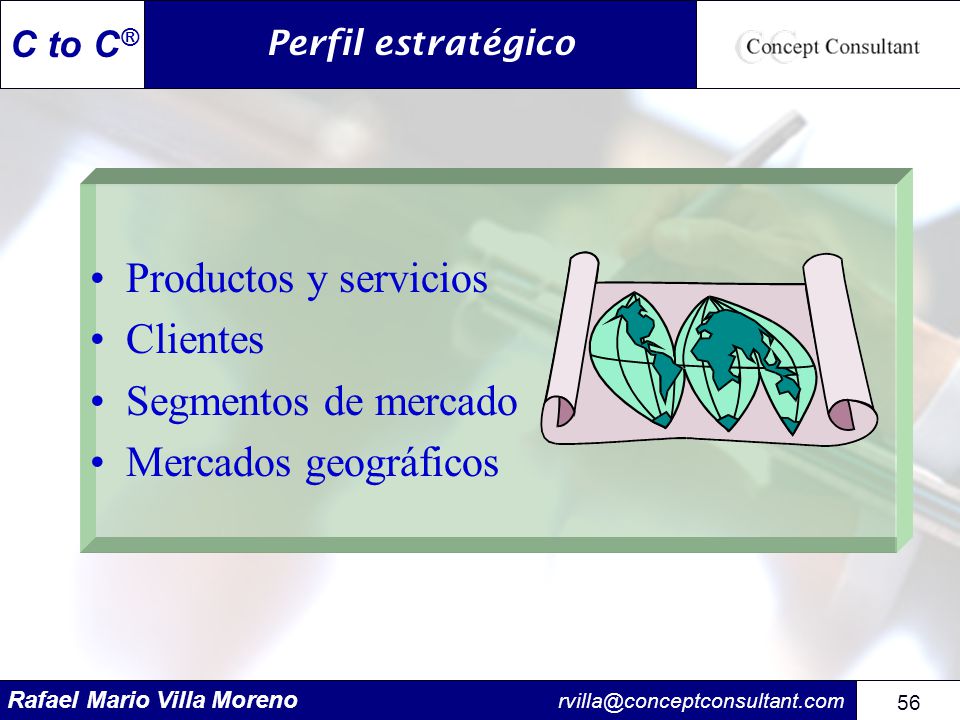 Productos y servicios Clientes Segmentos de mercado