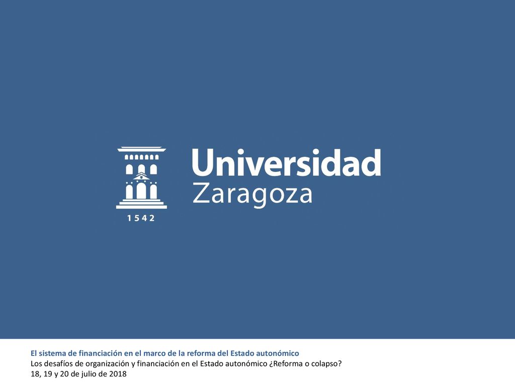 El sistema de financiación en el marco de la reforma del Estado autonómico