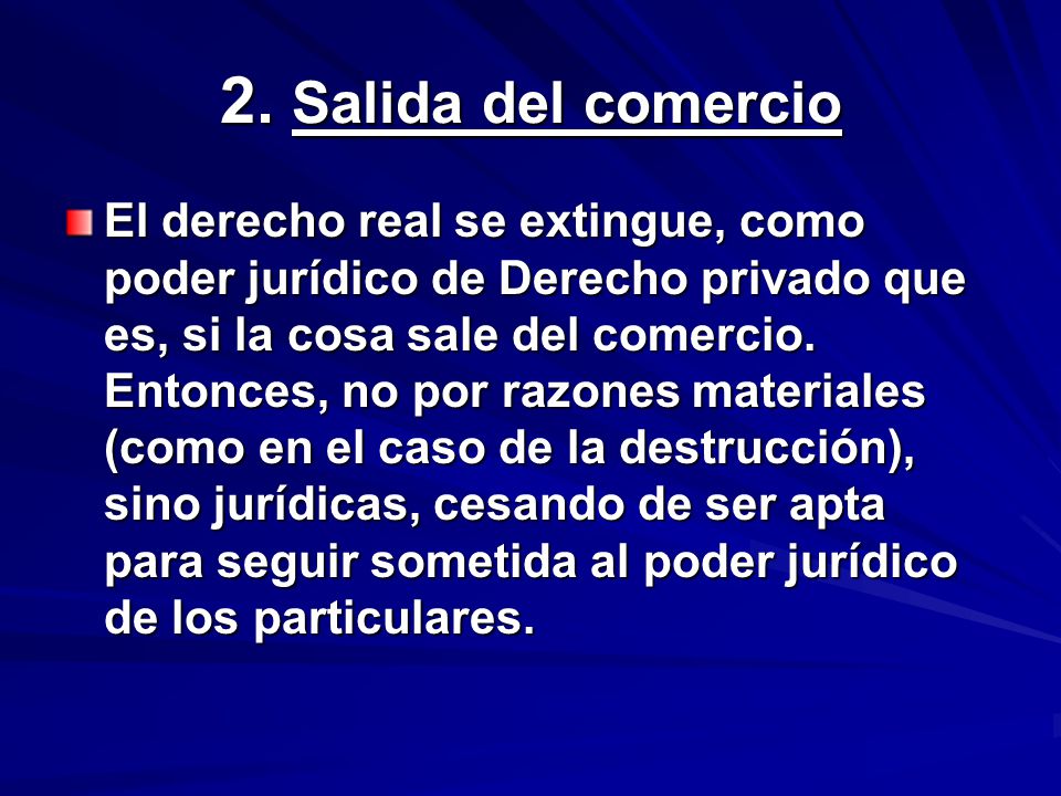 2. Salida del comercio
