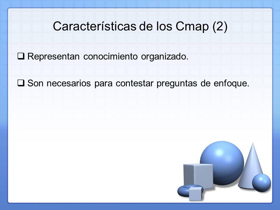 Características de los Cmap (2)