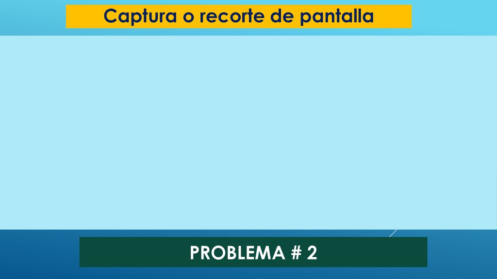 Captura o recorte de pantalla