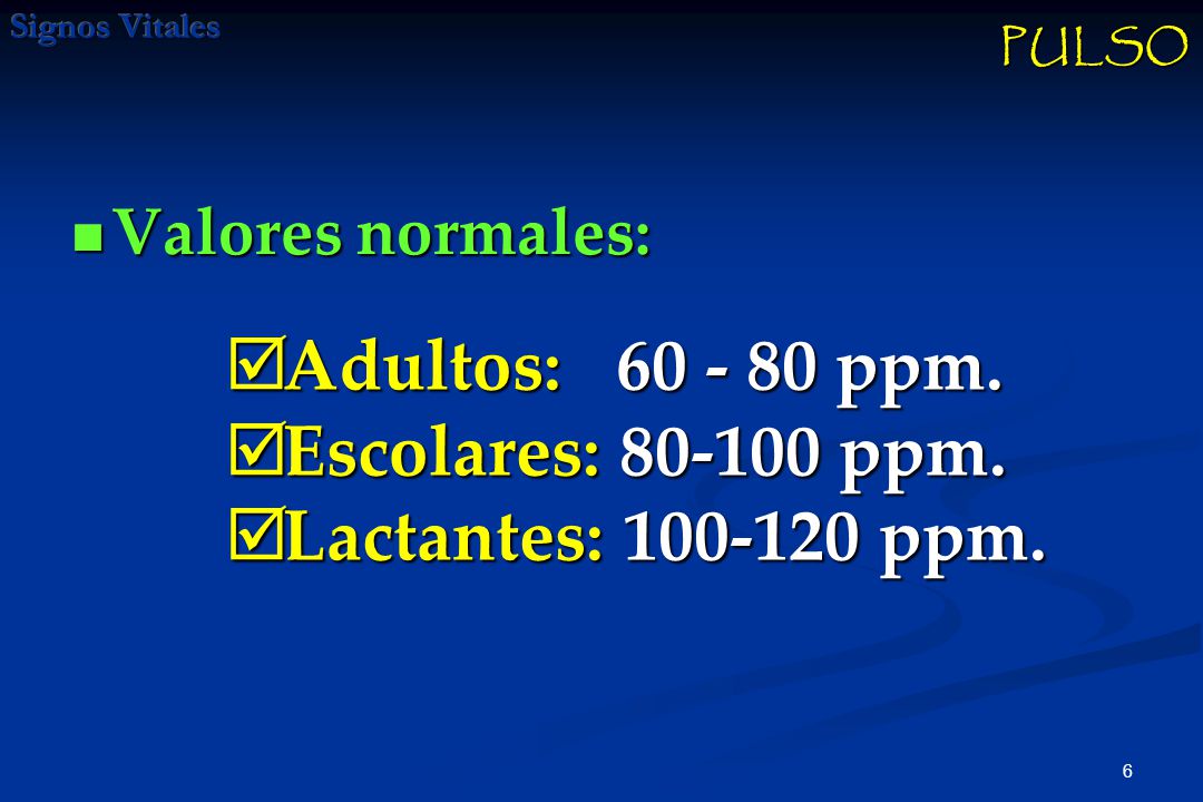 Adultos: ppm. Escolares: ppm. Lactantes: ppm.