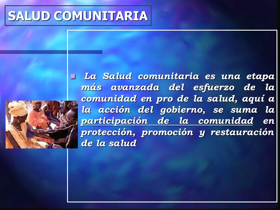 SALUD COMUNITARIA