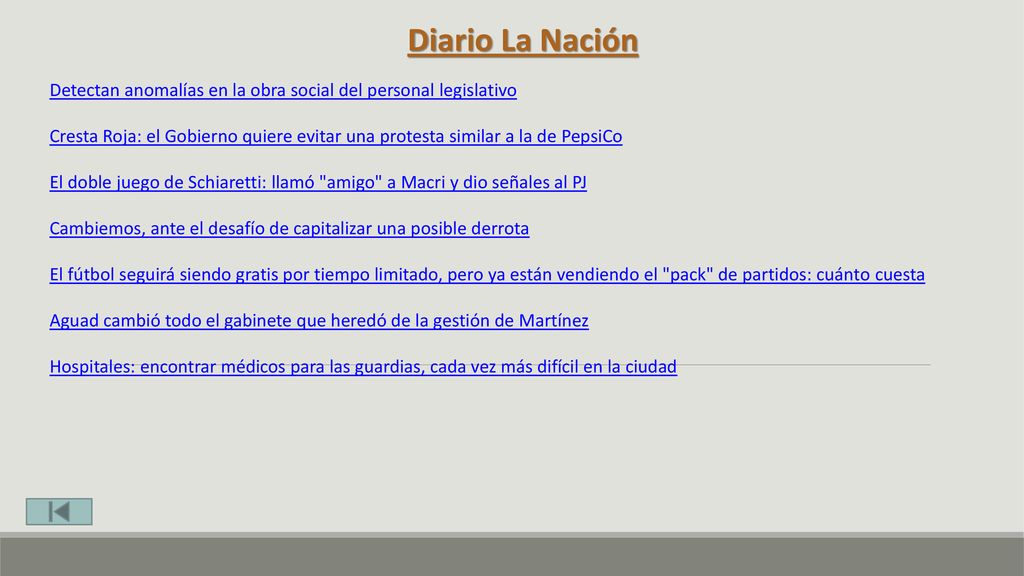 Diario La Nación Detectan anomalías en la obra social del personal legislativo.