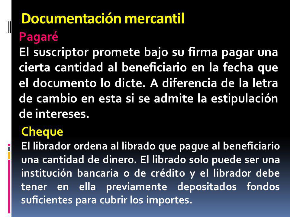 Documentación mercantil