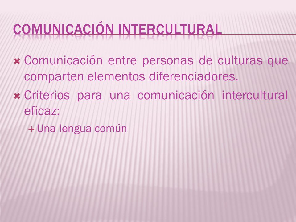 Comunicación intercultural