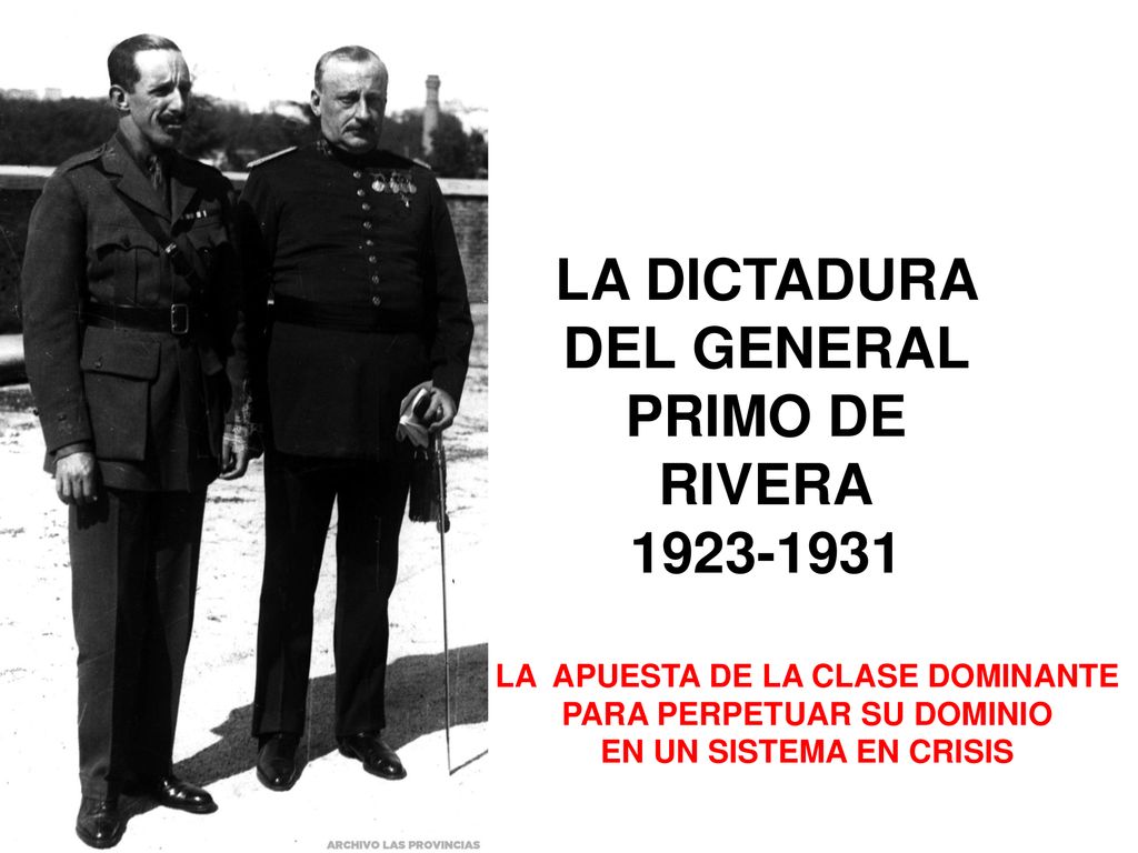 LA APUESTA DE LA CLASE DOMINANTE PARA PERPETUAR SU DOMINIO