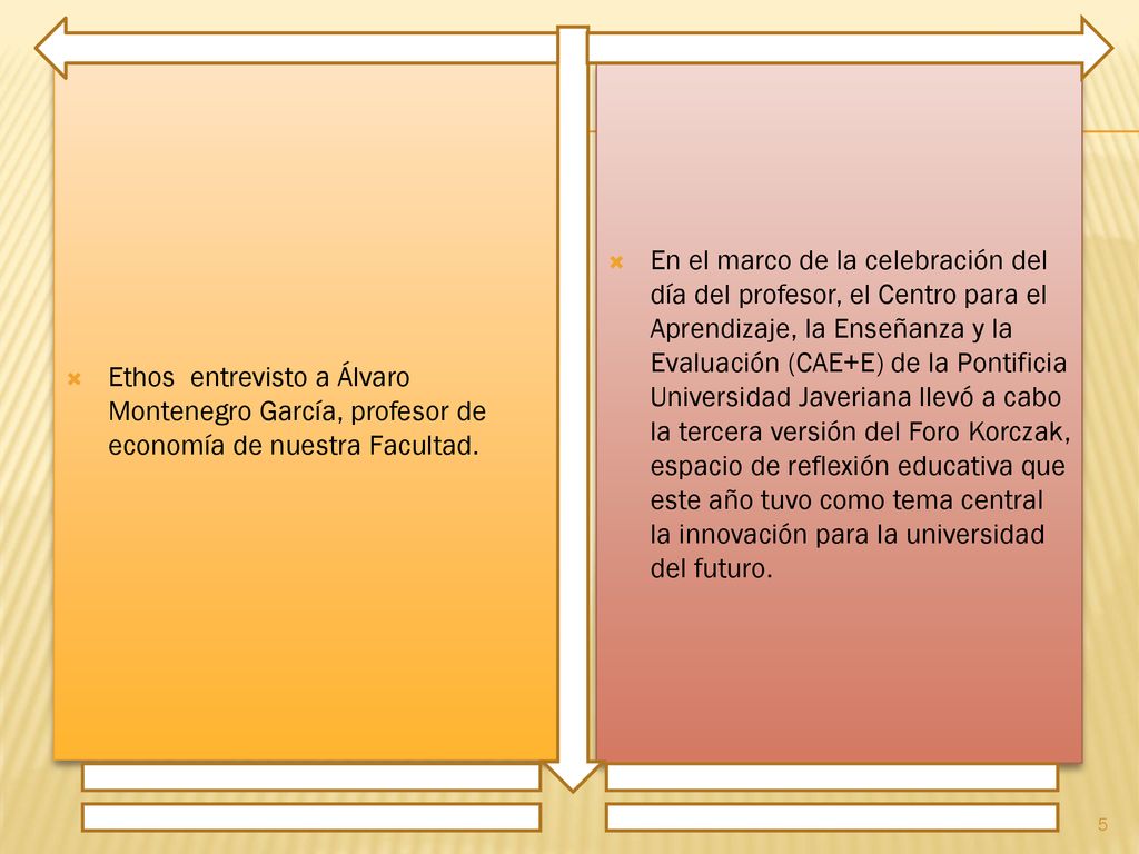 Ethos entrevisto a Álvaro Montenegro García, profesor de economía de nuestra Facultad.