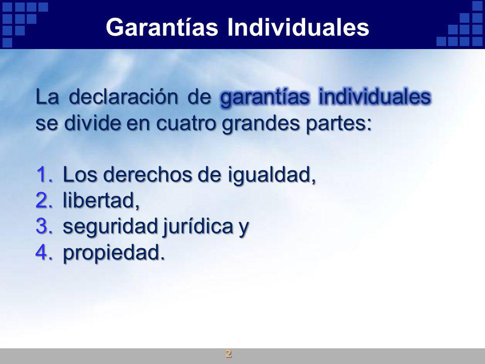 LAS GARANTIAS INDIVIDUALES Dr. Heriberto Antonio García - ppt video online  descargar