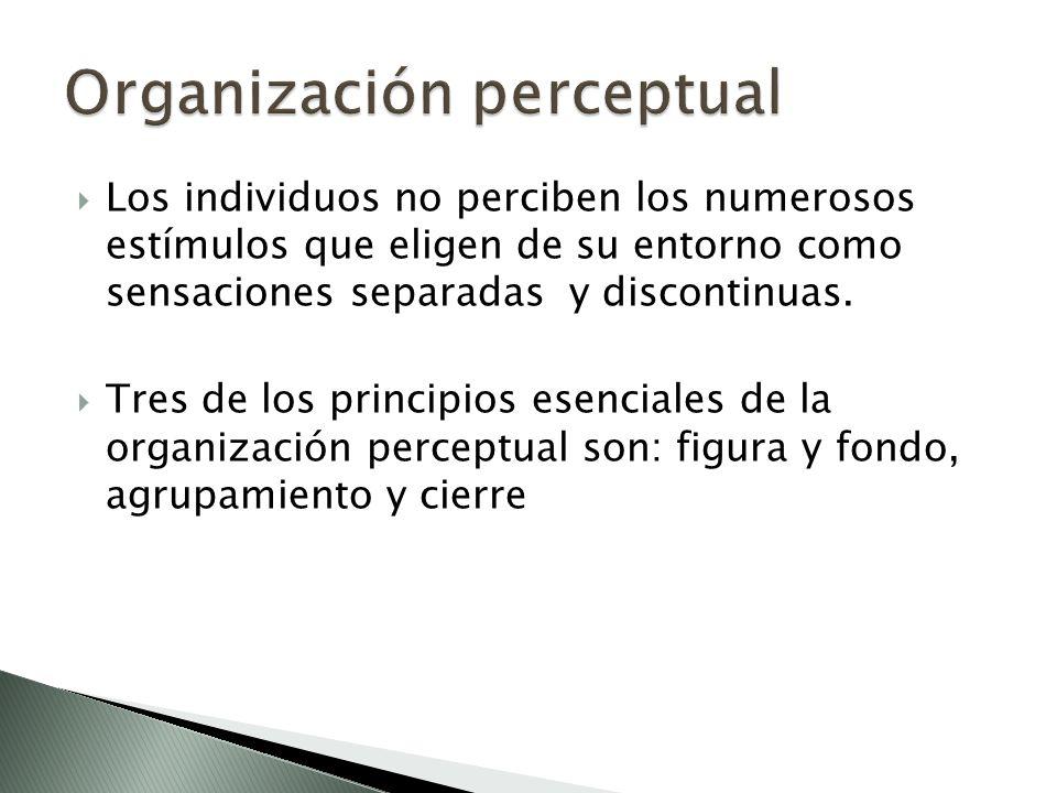 Organización perceptual