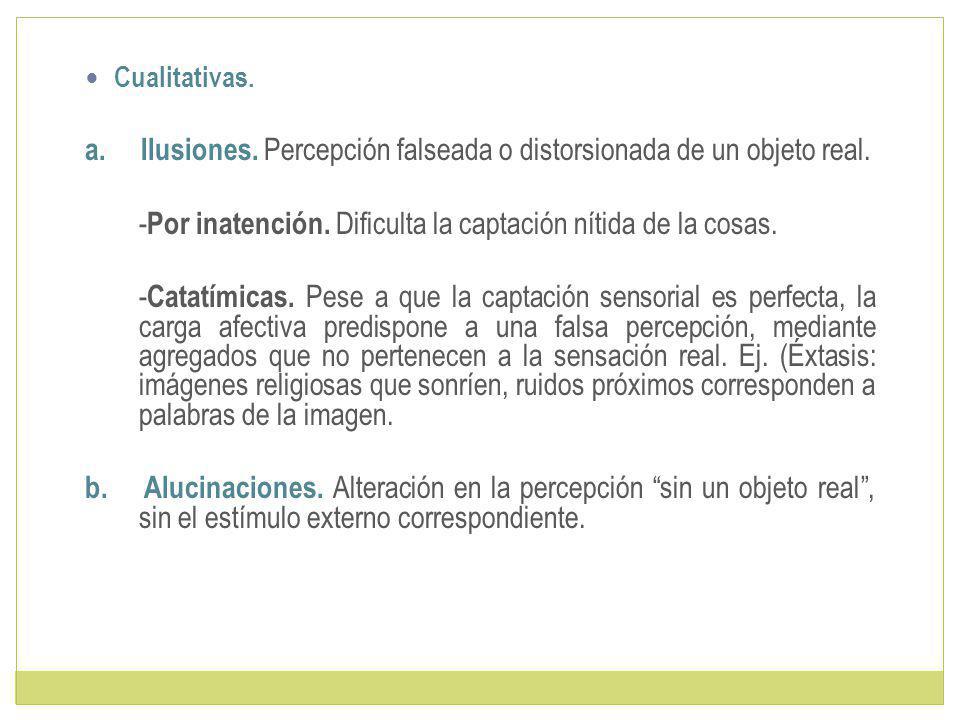 a. Ilusiones. Percepción falseada o distorsionada de un objeto real.