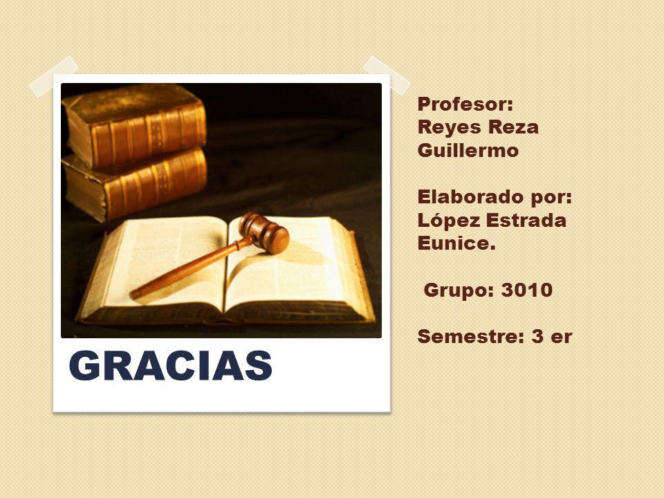 Profesor: Reyes Reza Guillermo Elaborado por: López Estrada Eunice