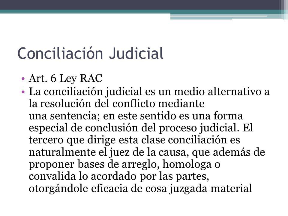 Conciliación Judicial