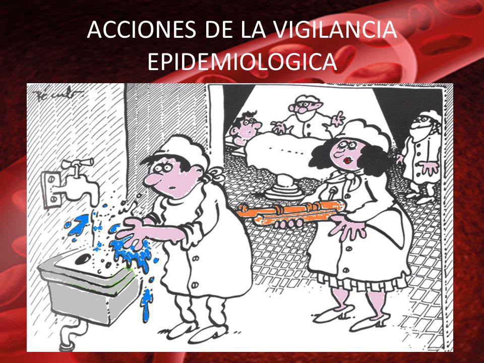 ACCIONES DE LA VIGILANCIA EPIDEMIOLOGICA