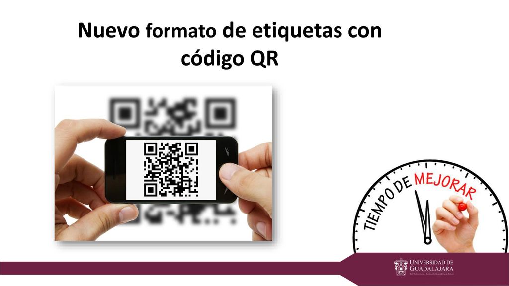 Nuevo formato de etiquetas con código QR