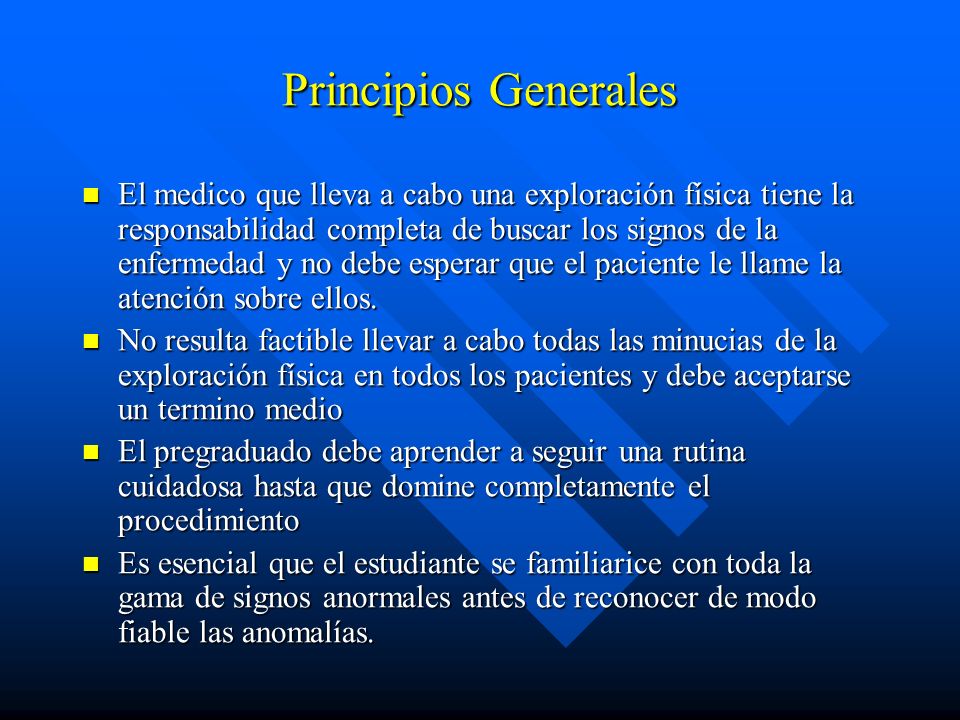Principios Generales