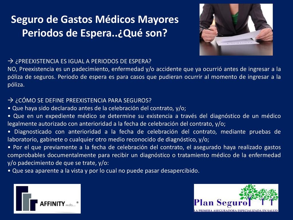 Seguro de Gastos Médicos Mayores Periodos de Espera..¿Qué son