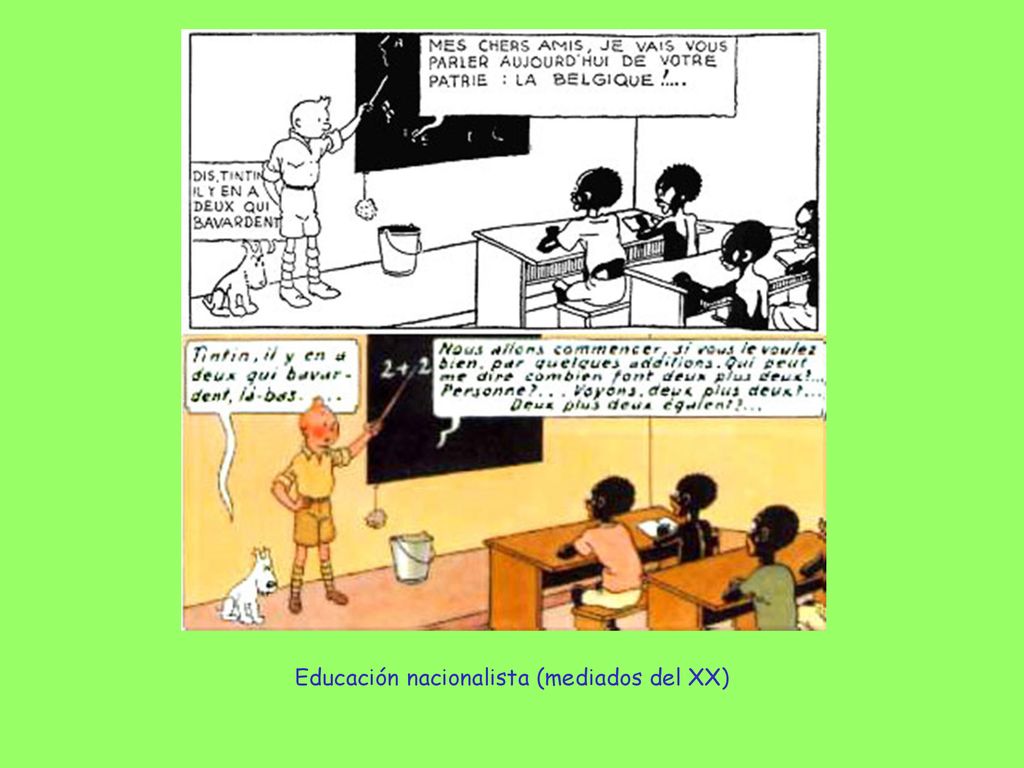 Educación nacionalista (mediados del XX)