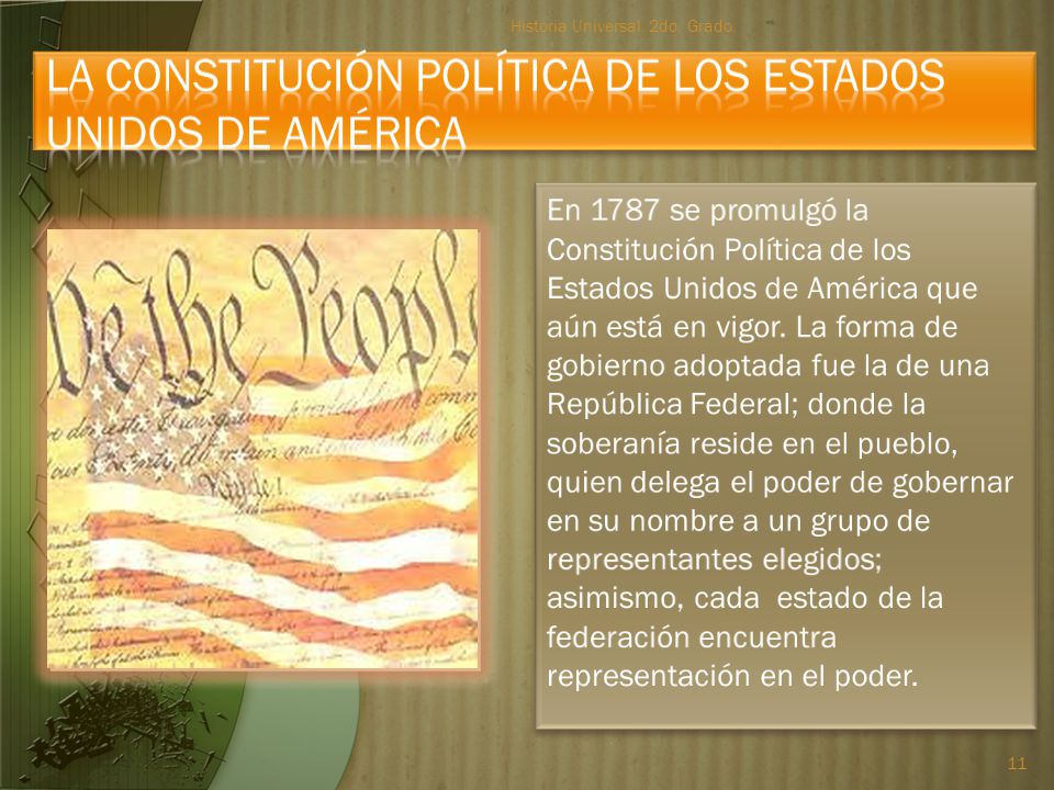La Constitución Política de los Estados Unidos de América