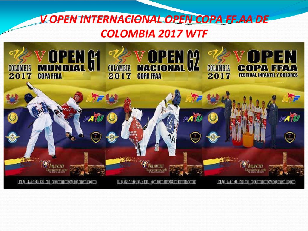 V OPEN INTERNACIONAL OPEN COPA FF.AA DE COLOMBIA 2017 WTF