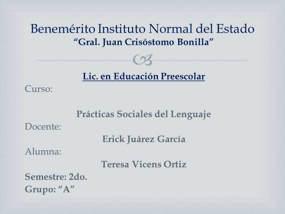 Benemérito Instituto Normal del Estado Gral. Juan Crisóstomo Bonilla