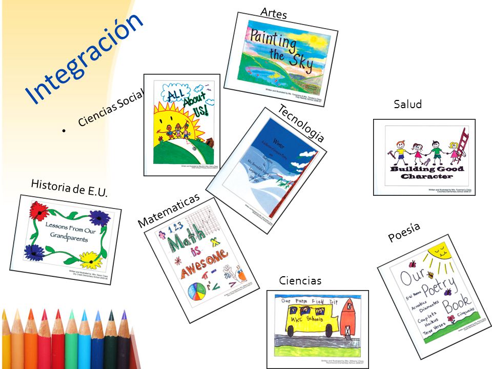 Integración Artes Ciencias Sociales Salud Tecnologia Historia de E.U.