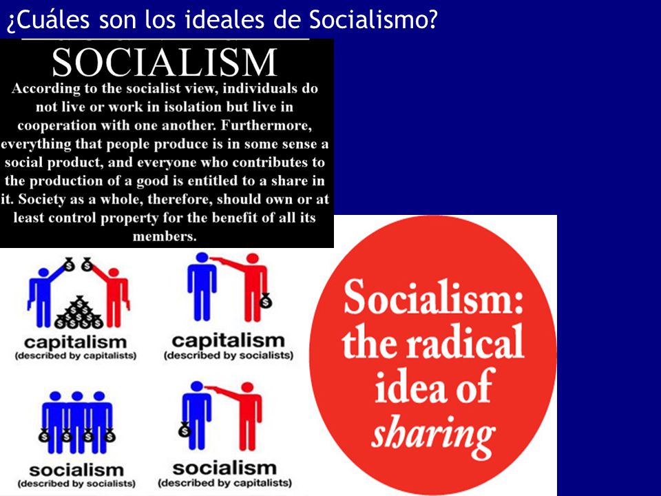¿Cuáles son los ideales de Socialismo