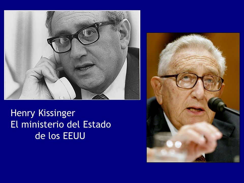 Henry Kissinger El ministerio del Estado de los EEUU