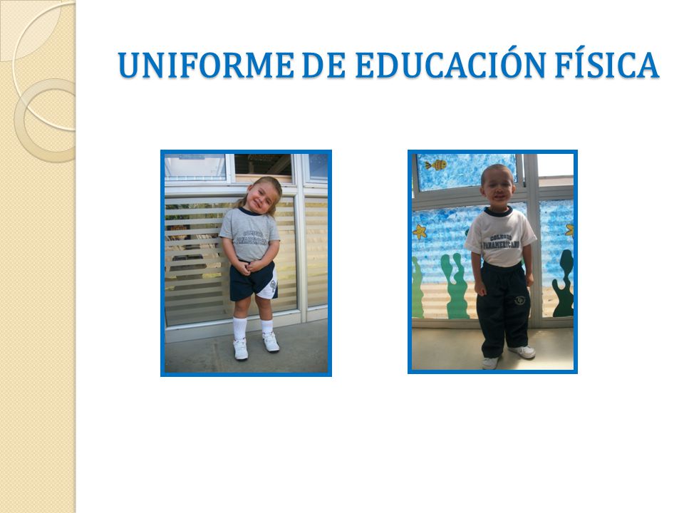 UNIFORME DE EDUCACIÓN FÍSICA