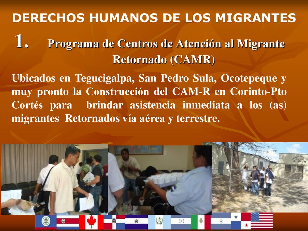 Programa de Centros de Atención al Migrante Retornado (CAMR)