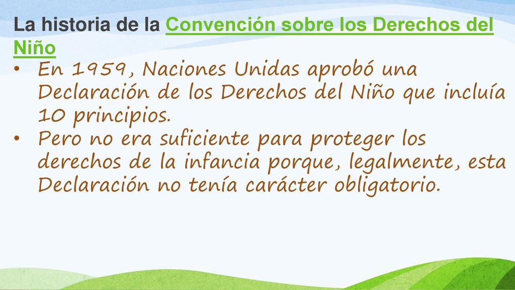 La historia de la Convención sobre los Derechos del Niño
