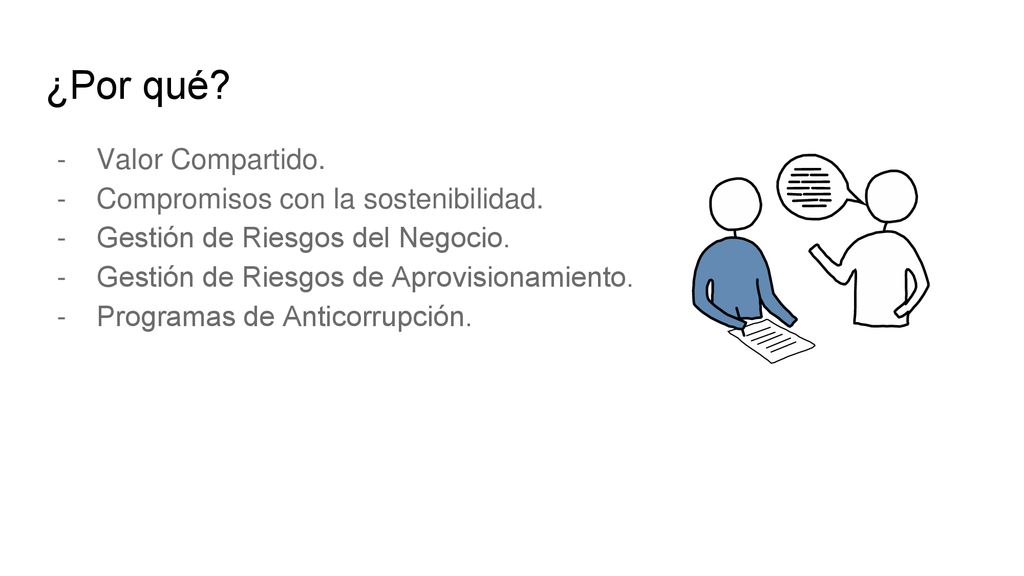 ¿Por qué Valor Compartido. Compromisos con la sostenibilidad.