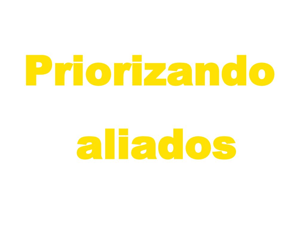 Priorizando aliados EJERCICIO 6. TABLA DE PODER DE LOS ALIADOS