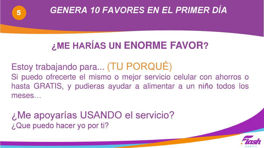 GENERA 10 FAVORES EN EL PRIMER DÍA ¿ME HARÍAS UN ENORME FAVOR