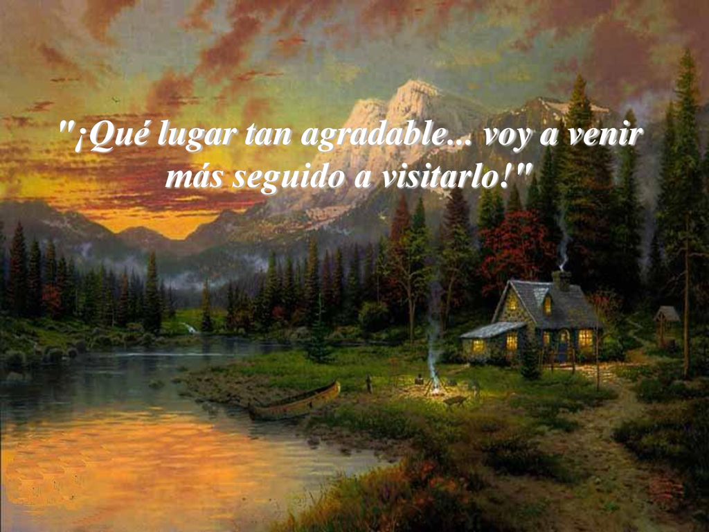 ¡Qué lugar tan agradable... voy a venir más seguido a visitarlo!