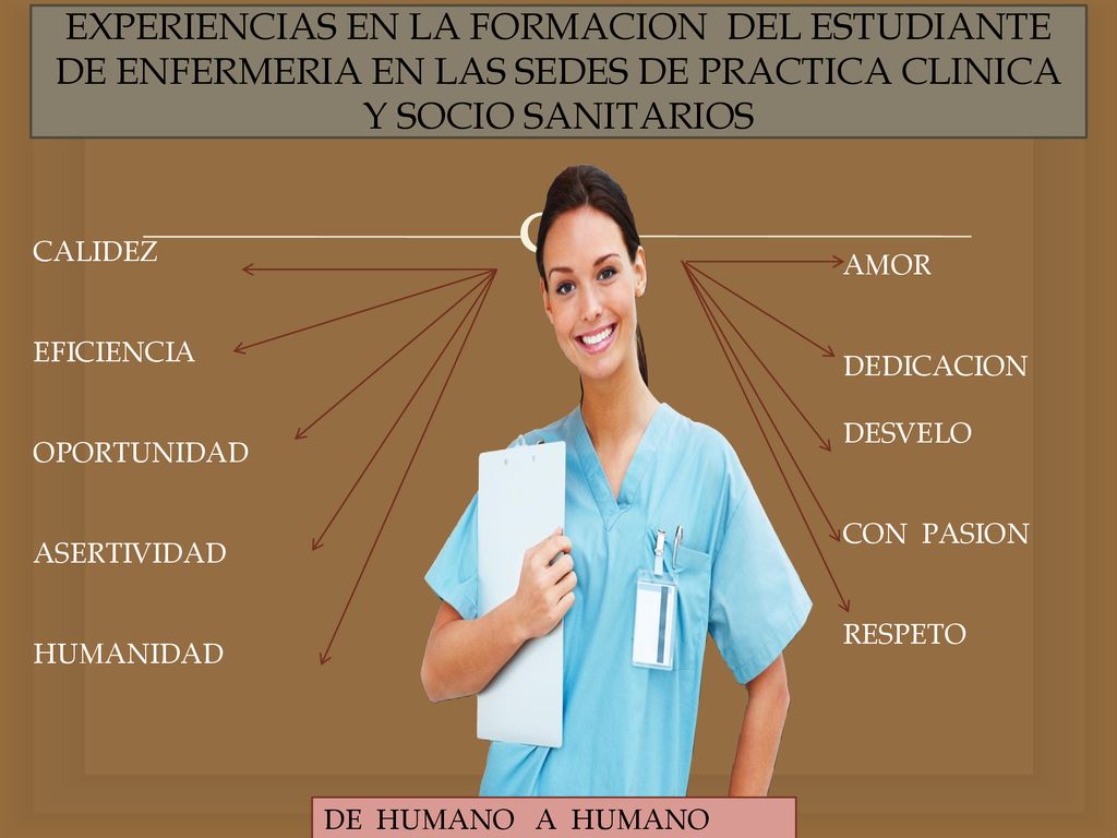 EXPERIENCIAS EN LA FORMACION DEL ESTUDIANTE DE ENFERMERIA EN LAS SEDES DE PRACTICA CLINICA Y SOCIO SANITARIOS