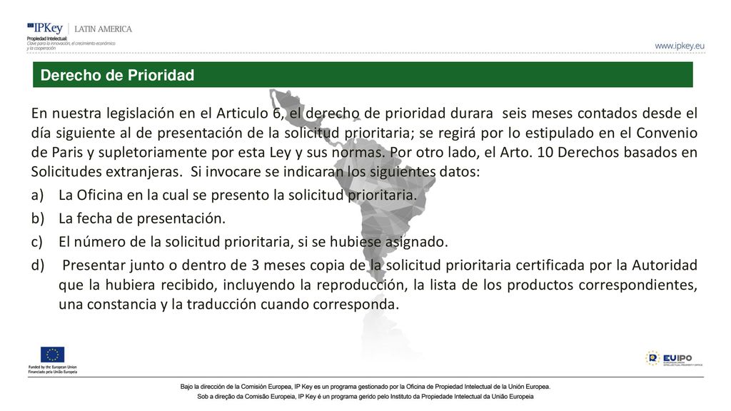La Oficina en la cual se presento la solicitud prioritaria.