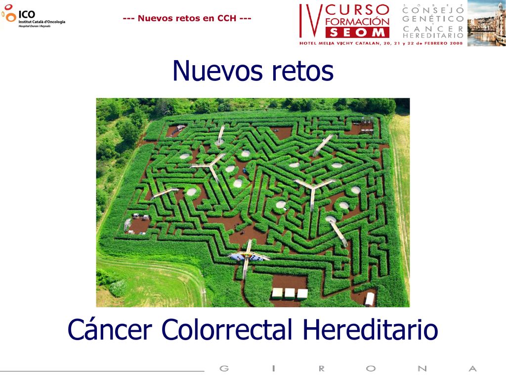 Nuevos retos Cáncer Colorrectal Hereditario