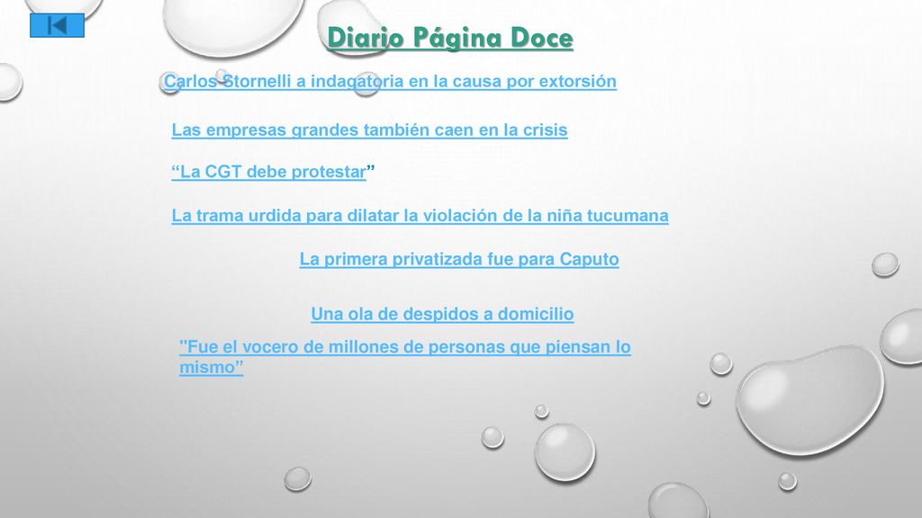 Diario Página Doce Carlos Stornelli a indagatoria en la causa por extorsión. Las empresas grandes también caen en la crisis.