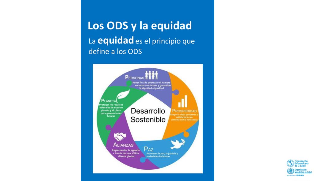 Los ODS y la equidad La equidad es el principio que define a los ODS 6