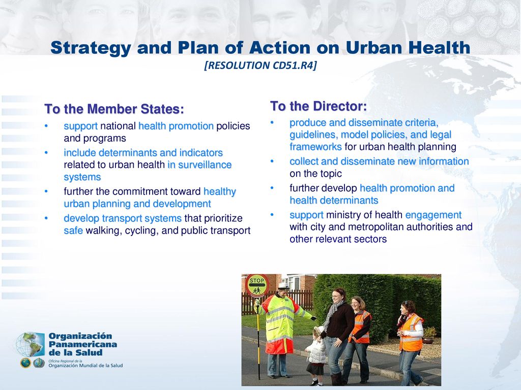 Strategy and Plan of Action on Urban Health [RESOLUTION CD51.R4]
