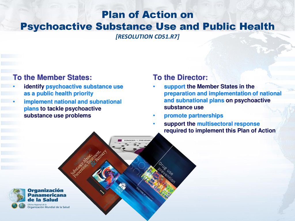 Plan of Action on Psychoactive Substance Use and Public Health [RESOLUTION CD51.R7]