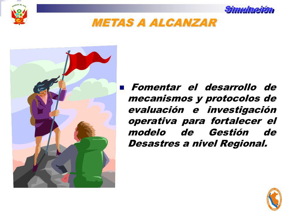 Simulación METAS A ALCANZAR.