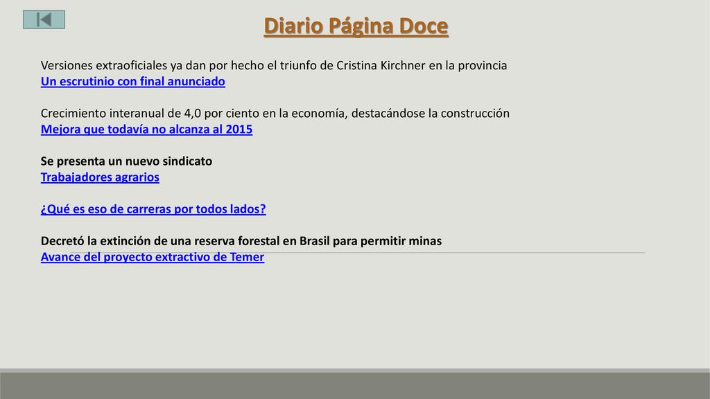 Diario Página Doce Versiones extraoficiales ya dan por hecho el triunfo de Cristina Kirchner en la provincia.