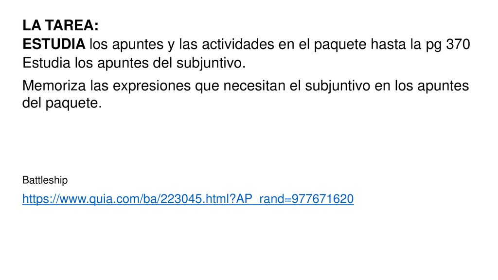 ESTUDIA los apuntes y las actividades en el paquete hasta la pg 370